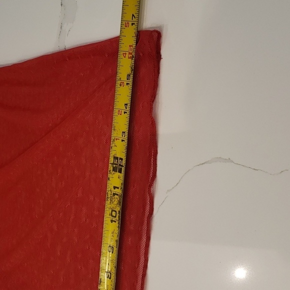 Intimissimi Lace camisole red spaghetti straps floral embroidery Women's S - Picture 10 of 11